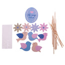 10pcs Paper Flying Birds Egg Cupcake Pick Cake Topper Kids Party Decoration