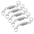 5PCS Silver Magnetic Clasps for Jewelry Necklace Magnet Clasp Converter 5mm