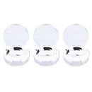 3x Single Color Empty Makeup Palette Pressed Powder Eyeshadow Blush Lip Gloss Lipstick DIY Case with Pans