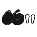 Adjustable Hammock Tree Hanging Straps with 2 Heavy-duty Carabiners, Green, 2-piece