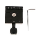 50x38mm Tripod Ball Head Quick Release Plate Adapter Clamp for Camera Flash Hot Shoe Mount