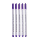 5 Pieces Air Erasable Pen Fabric Marker Textile Ink Pen Patchwork Craft Purple