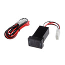 Dual LED Digital Battery Voltage Voltmeter Thermometer For Toyota Prado 150 Landcruiser 200 RAV4