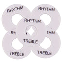 5pcs 3 Way Toggle Switch Plate Selector Cover Marker Washer Rhythm Treble Ring for LP EPI Electric Guitar