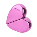 25ML Capacity Candy Heart Shape Refillable Spray Bottle Perfume Storage Holder Travel Lovers Gift Rose Red