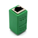 Cat5 Cat6 Cat7 RJ45 Lan Network Ethernet Cable Extender Joiner Adapter Coupler Connector 8P8C Straight Female to Female Green