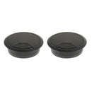 2Pcs Computer Desk Table Grommet Cable Surface Outlet Hole Cover 8cm