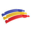 3 Pieces Bicycle Tire Lever - Premium Hardened Plastic Tyre Levers to Repair Bike Tube - Must Have Tool Kit for Road Bicyclist - Including 3 Colors (Red/Yellow/Purple)