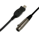 USB Microphone Cable XLR female to USB Male 3 meters (9.8 ft) Microphone MIC Link Cable Studio Audio Adapter Connector