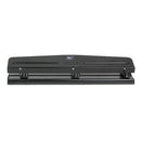12-sheet Hole Puncher Round 3-Hole Binding Manual Drilling Machine -Black