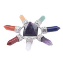 Bullet Shape Natural Quartz Crystal Pyramid Heal Stone Meditation Crafts Home Decoration Ornaments A