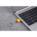 USB2.0 Flash Pen Drive 3D Yellow Chicken Shape Memory Stick Keychain 16GB