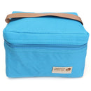 Easy Carry Convenient Use Outdoor Toiletry Bag Portable Tote Thermal Insulated Picnic Lunch Box Cosmetic Holder Bag Blue