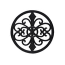 Cast Iron Plant Pot Stand Tablemat Pan Pot Mat Kitchen Patios Black 21cm