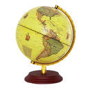 Retro Style Geographical World Globe Map Lights Lamp Toy Educational Yellow