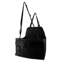 Folding Dog Pet Travel Booster Bag Car Seat Carrier Safety Mesh Cover Black