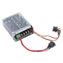 PWM 10-50V DC Motor Speed Control Reversible Regulator Adjustable Knob Driver Switch with Metal Box