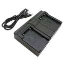 Camera Battery Charger Stand with USB Port for Sony NP-F970 NP-F570 NP-770 Batteries