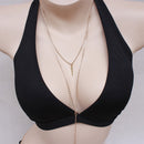 Fashion Design Sexy Lady Slender Link Chain Belly Body Chain Necklace