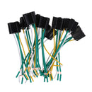 10 Pieces Car Auto DC 12V Volt 40/80A Automotive 4 Pin 4 Wire Relay Sockets