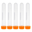 5Pcs Plastic Clear Doll Felting Needle Storage Container Tube Bottle & Cap