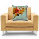 CSquare Nap Cushion Cover Cotton Linen Throw Pillow Case Slip Christmas Decor Santa