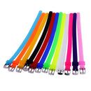 Adjustable DIY Silicone Double Wrap Belt Bracelets Wristbands for 8mm Slide Charms 12-pieces