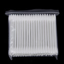 Pack of 100 Double Tip Makeup Cosmetic Remover Cleaning Cotton Swabs Buds Eyelash Applicators