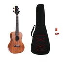 olid Acacia 24'' Concert Ukulele Rosewood Fingerboard with Aquila Strings, Gig Bag, Picks, Rhythm Sand Shaker Music Ring