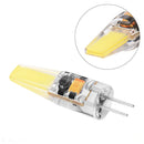 G4 Base LED Bulb COB LED Light AC 220V 3W Crystal Silicone Warm WHT 3000K