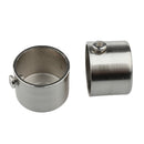 One Pair 28mm Metal Curtain Pole Recess Bracket Support Curtain Rods Finials