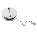 Boat Marine Replacement Fuel Gas Deck Fill Cap Slotted Top Stainless Steel