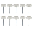 10Pcs T-Shaped Polishing Buffing Round Pad Wool Wheel Brush Tool 3*25mm