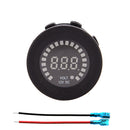 DC 12Volt Car Motorbike Universal 5~15V Range Voltmeter with Bue LED Digital Display Function