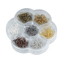 Jewelry Findings Starter Crafts Kit Earring Hooks Ear Wire for Jewelry Making Crafting Assorted
