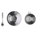 Kids Kitchen Metal Tableware - Stainless Steel Coffee Cup Set, 3 Pieces/Set