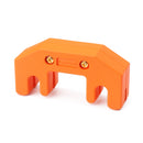 Replacement Rubber Coating Metal Mute Silencer for Cellos Viola Parts Orange