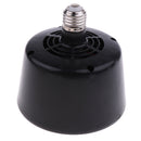 Reptile Infrared Heat Emitter Basking Light Brooder Lamp, Blow out Hot Air