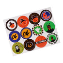10 Sheets Halloween Seal Stickers Gift Wrapping Treat Candy Cookie Box Bag Food Wrapping Envelop Label Tags