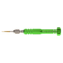 Replacement Bits For 5-In-1 Screwdriver/Nut Driver Tools T5,T6,1.2,1.5,0.8 Kit for NoteBook/MP3/4/iPod Green