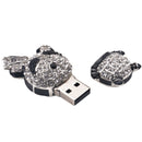 Mini USB2.0 Thumb Drive Flash Memory Stick for Data Storage Panda Shape 32GB