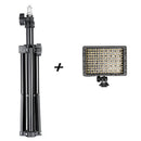 Camera Photography Studio 160 LED Video Light + Aluminum Studio Light Stand