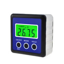 Digital Mini Angle Gauge Magnetic Angle Protractor Level Inclinometer Blue