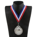 Metal Basketball Silver Medal Prize Award for Winners Kids Party Game Favor