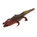 Simulation Animal Model - Rubber Crocodile Model Figures Kids Gift Joke Props Brown
