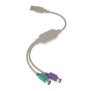 USB Male to PS2 Female Cable Cord Adapter Converter Use for Keyboard Mouse