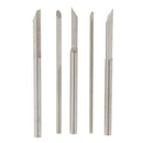 5 Pieces Steel Wood Carving Tools Set Chisel Woodworking Gouge Tools 0.8-4mm