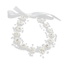 Elegant Diamond Flower Headband Wedding Pageant Woman Bridal Hair Wreath