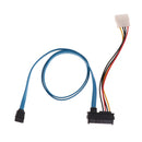 7 Pin SATA Serial ATA to SAS 29 Pin & 4 Pin Cable Male Connector Adapter