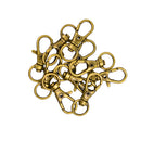 32x12mm Lobster Trigger Clasp Clip Swivel Key Ring Snap Hook Key Charm Pack of 10